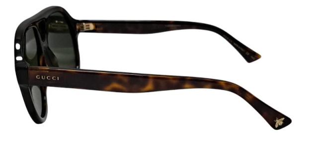 未使用 グッチ サングラス GG0159 べっ甲柄 ケース付 ダークブラウン