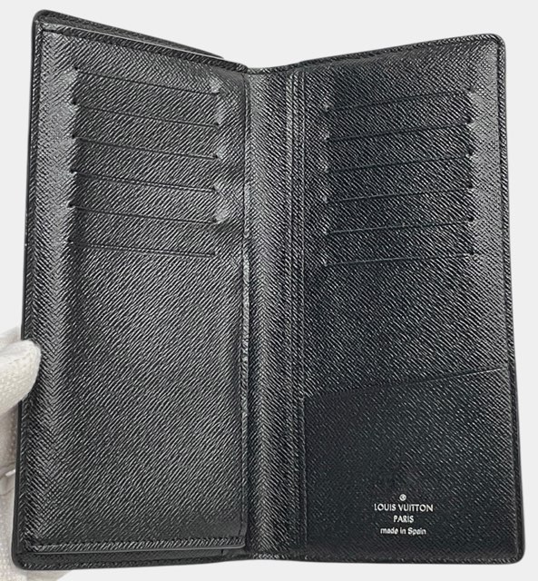 ルイヴィトン ダミエ グラフィット ポルトフォイユ ブラザ N61211 クリストファーネメス ファスナー付き 二つ折り 長財布 PVC ブラック ルイヴィトン ダミエ グラフィット ポルトフォイユ ブラザ N61211