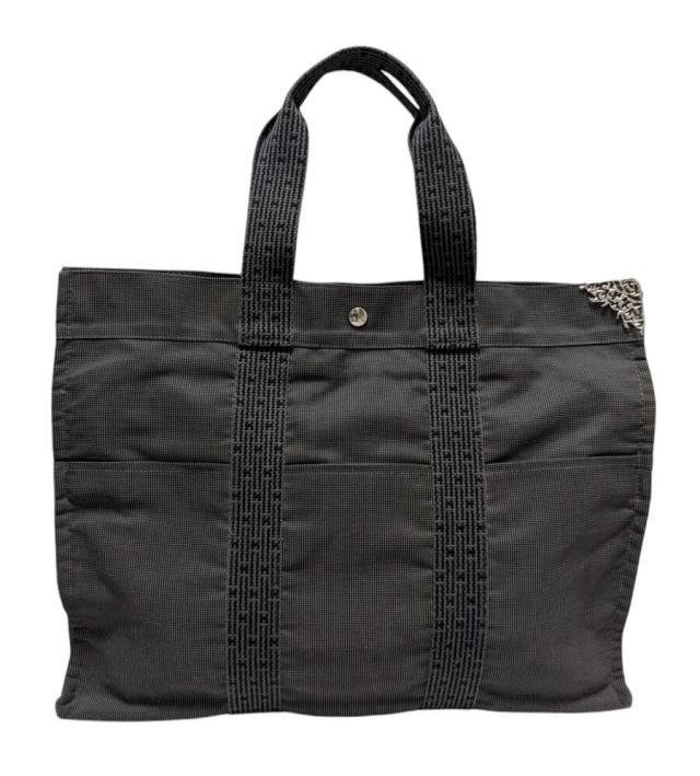 エルメス エールライン トートGM トートバッグ ＧＭサイズ グレー キャンバス 男女兼用 大きめ 旅行かばん HERMES 旅行用バッグ メンズ