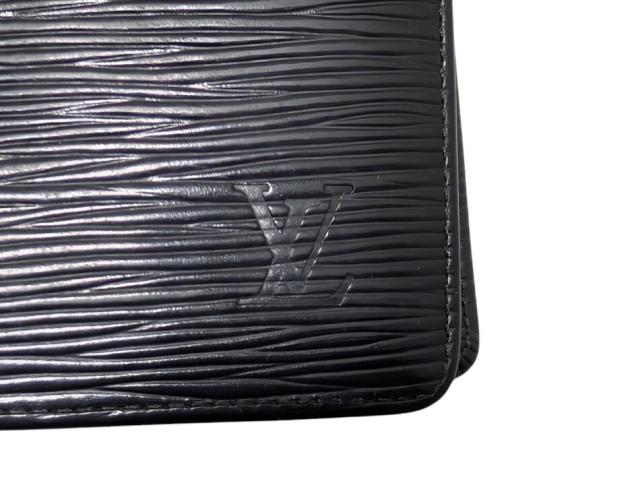 【良品】ルイヴィトン 長財布　ポルトフォイユ　ブラザ　エピ　レザー　黒　ロゴ金具 国内発[Louis Vuitton] ☆新作☆ポルトフォイユ ブラザ エピ (Louis