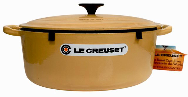 未使用　ル・クルーゼ　ココットオーバル　27cm イエロー　2502-27 ル・クルーゼ ココット オーバル イエロー27cm ル・クルーゼ ココット