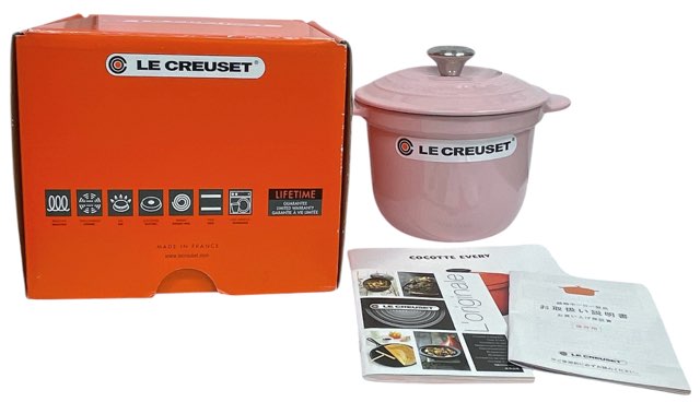 LE CREUSET ル・クルーゼ ココットエブリ 18cmピンク 両手鍋