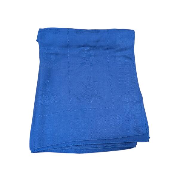 カルティエ ストール 大判 マスト 140ｃｍ ショール シルク ウール アクセサリー ロゴ レディース 青 ブルー Cartier スカーフ CAERIER