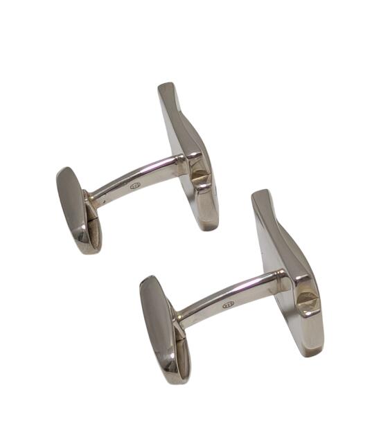 BVLGARI ブルガリ 18K & SV925 コンビ オーバルカフス 【公式通販】