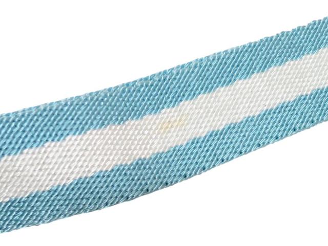 グッチ ネックストラップ IDカードホルダー用 ライトブルー シルバー