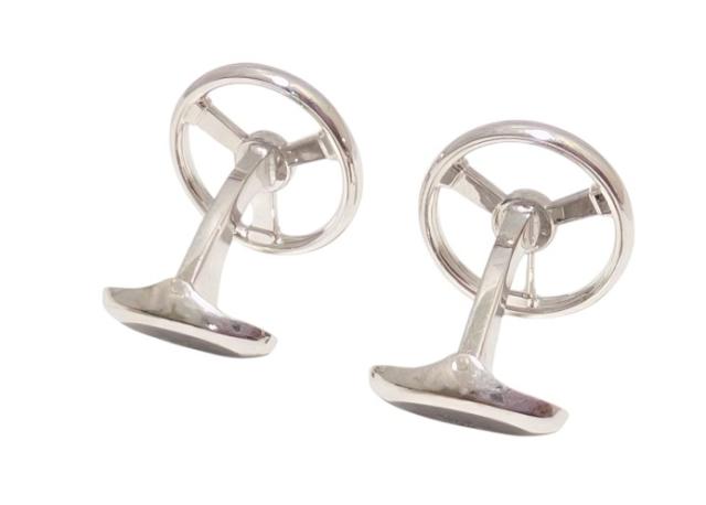 グッチ カフス シルバー カフリンクス スクエア ロゴ SV925 カフス