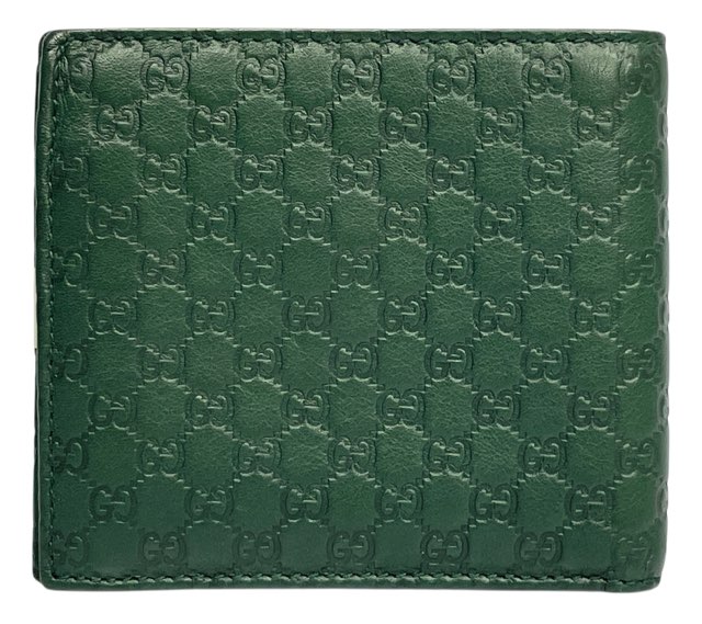 GUCCI グッチ 財布 二つ折り GUCCI 二つ折り財布 ブラック グリーン