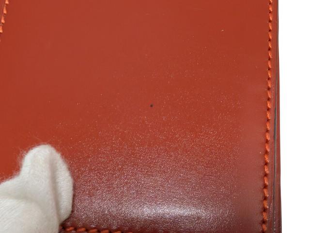 新品同様 エルメス メモ帳 レザー ボックスカーフ 二つ折り リフィル  