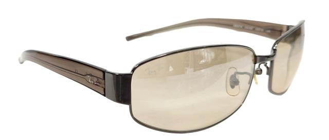 Ray-Ban レイバン サングラス RB3278 62□16メタルフレーム ブラウン メンズ レディース 【中古】