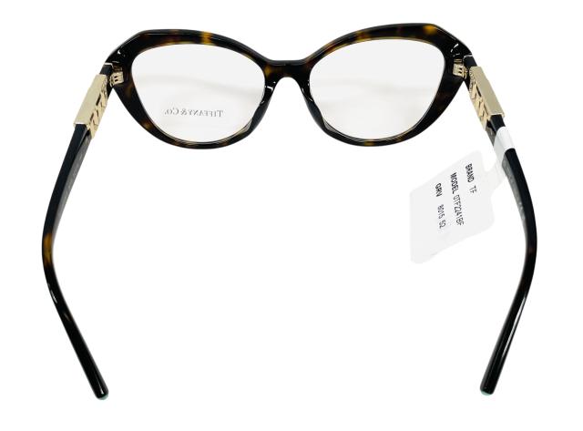 未使用 ティファニー メガネフレーム べっ甲柄 キャットアイ