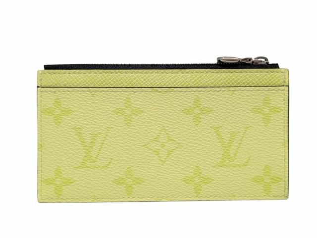ルイヴィトン モノグラム タイガラマ カードホルダー フラグメントケース M14109 小銭入れ付きカードケース イエロー LOUIS VUITTO