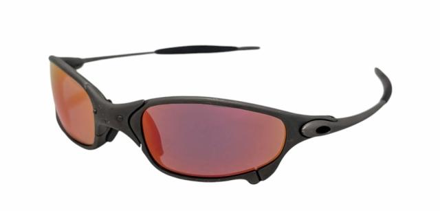 オークリー ジュリエット メタルフレーム サングラス マットグレイ 偏光レンズ  X-L エックスメタル 金属フレーム メンズ OAKLEY  【