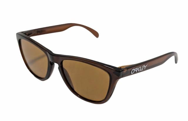 新品同様 オークリー サングラス フロッグスキン クリアブラウン 24-303 ポリッシュドルートビア ブラウンレンズ メンズ レディース OAKL
