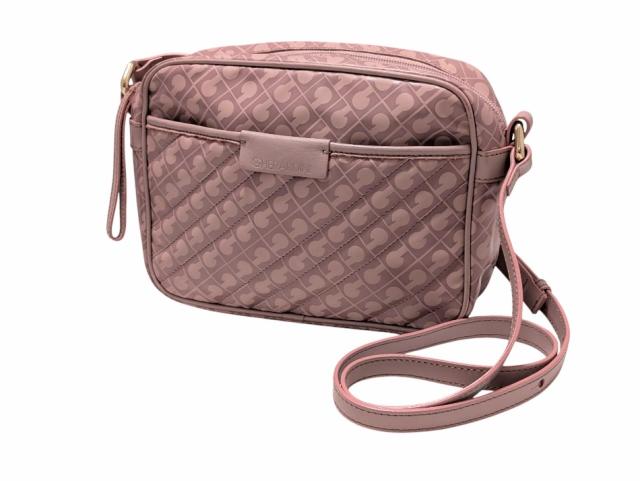 ゲラルディーニ  ショルダーバッグ ソフティ ピンク ポシェット レディース GHERARDINI 斜め掛け ショルダーバッグ SOFTY 【中古】