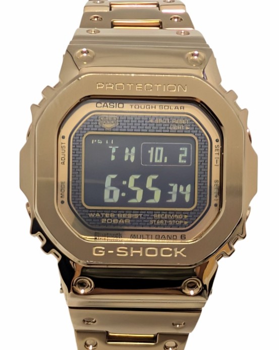 カシオ Gショック 時計 GMW-B5000GD-9JF ゴールド 電波ソーラー フルメタル Bluetooth タフソーラー 電波時計 ステンレススチール メンズ