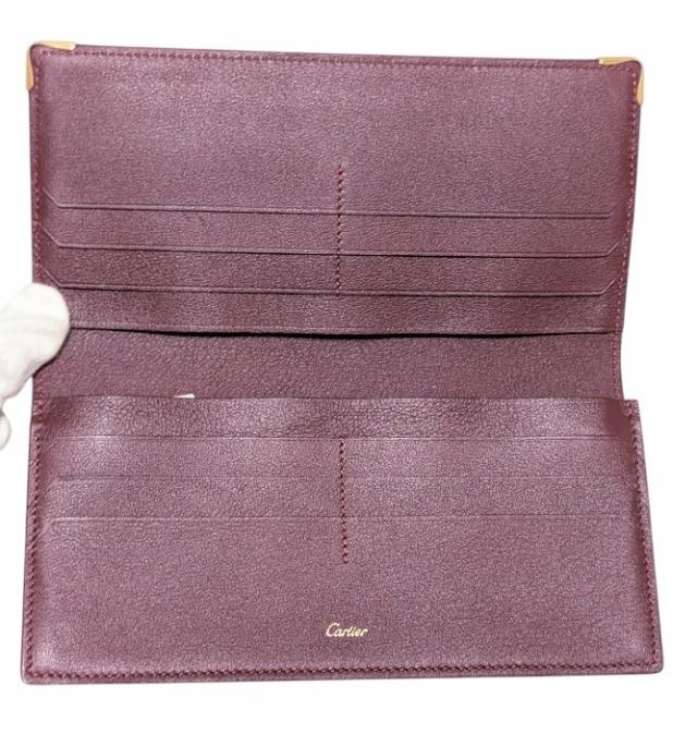 新品同様 カルティエ マスト 二つ折り 長財布 L3001362 マスト ドゥ