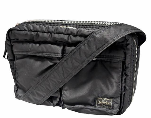 新品同様 ポーター ショルダーバッグ スモール タンカー ブラック 黒 ナイロン メンズ レディース PORTER 吉田かばん 【中古】