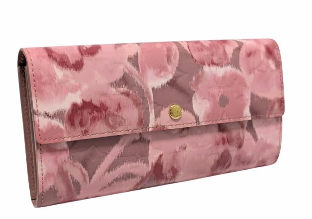 LV ルイヴィトン イカットフラワー ポルトフォイユ M90023 長財布 ルイヴィトン ヴェルニ イカットフラワー ポルトフォイユ サラ M90023