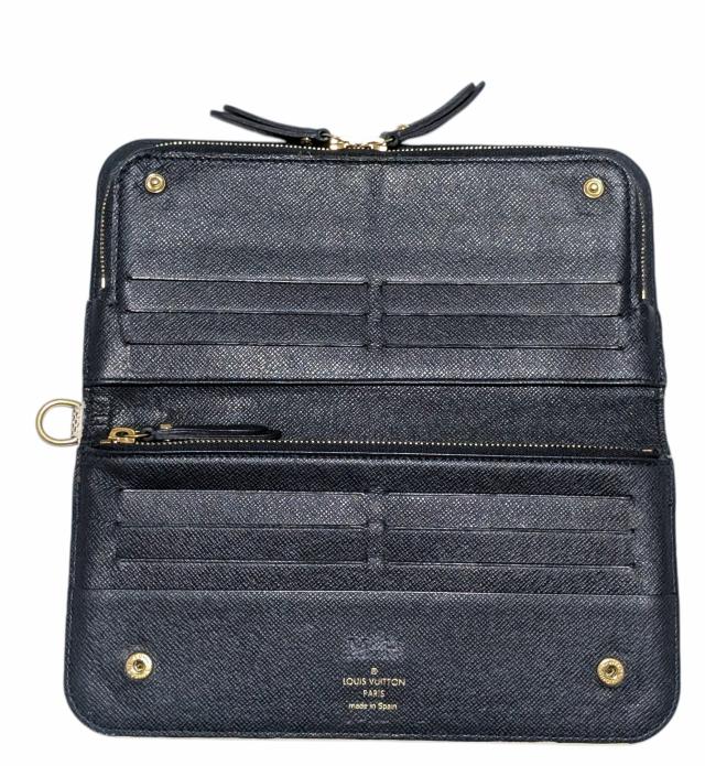 ルイ ヴィトン ダミエアズール プランソレイユ ポルトフォイユ アンソリット N63115 2つ折ファスナー付き 長財布 レディース 女性用 LOUI ルイ ヴィトン ダミエアズール プランソレイユ ポルトフォイユ