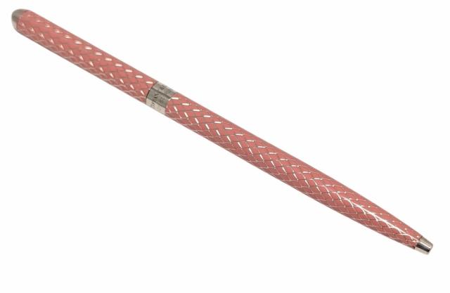 Tiffany&Co. ティファニー ボールペン パース SV925 シルバー製 SV925 ピンク シルバー 純正インク 筆記具レディース TIFFANY 【中古】
