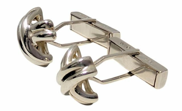 ティファニーメンズカフスsv925 TIFFANY&Co.（ティファニー） SV925 カフス ローラー カフリンクス