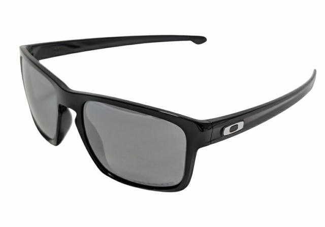 新品同様 オークリー サングラス スリバー OO9262-08 SLIVER ブラック 黒 偏光レンズ Black Iridium POLARIZED OAKLEY Polished Black メ
