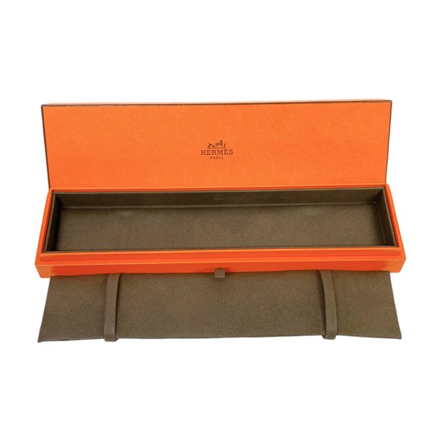 エルメス ブレスレットケース　ネックレスケース 空き箱　空箱　ボックス　説明書　ブレスレット用　時計ケース　時計収納　HERMES 箱