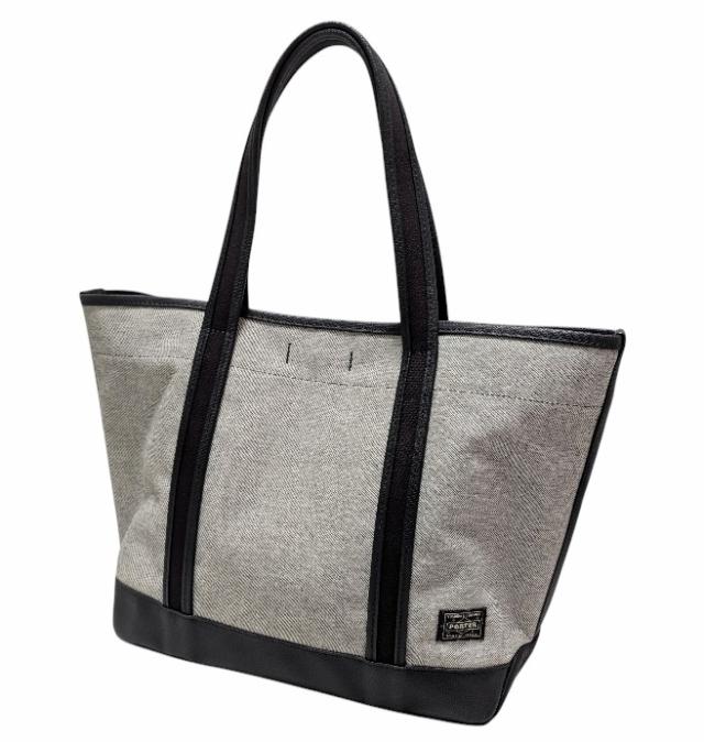 新品同様 ポーター ボーイフレンドトート シャンブレー トートバッグ L 吉田カバン PORTER ブラック グレー トート レディース　メンズ 17,664円