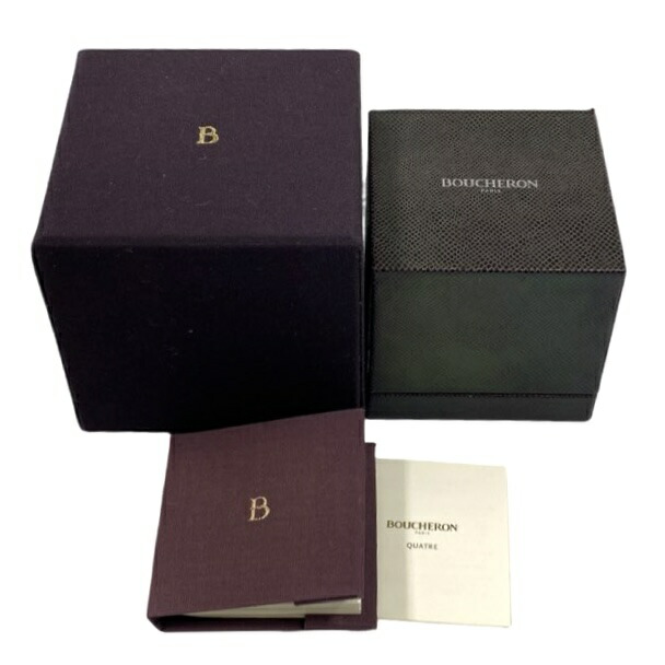 ブシュロン リングケース ヴィンテージ　紫　パープル　ベルベット　空き箱　ケース 空箱　ジュエリーケース 純正　BOX 内箱 付属品 BOUC