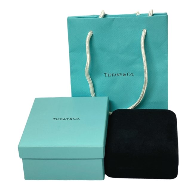 ティファニー ケース 化粧箱　ネックレスケース ペンダントケース 空箱 BOX ジュエリーケース TIFFANY ブラック 黒 ネックレス用 内箱