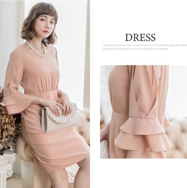 レビュー特典 お呼ばれ ワンピース パーティードレス フォーマル