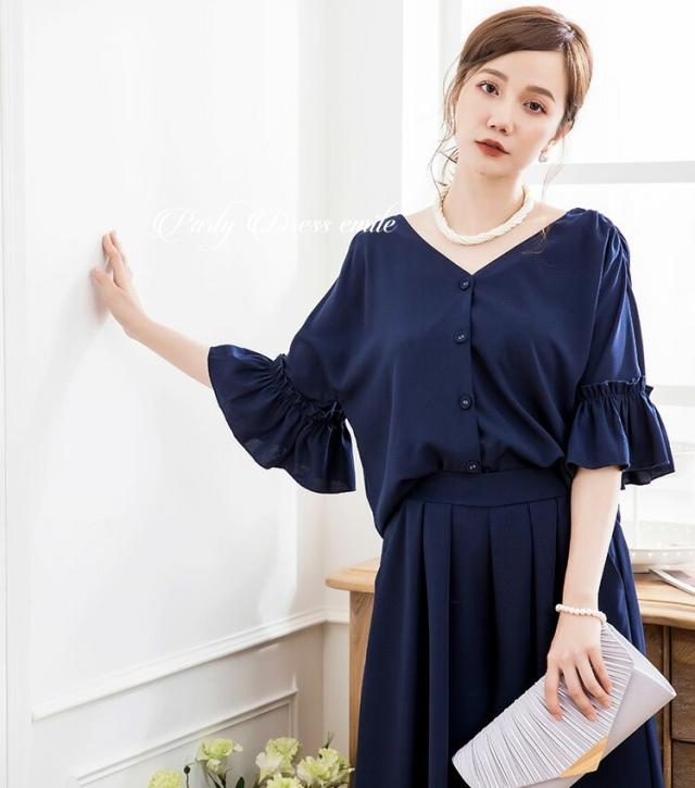 レビュー特典 結婚式 セットアップ パーティー パーティードレス