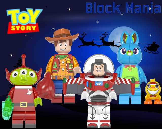 即納 トイストーリー４ クリスマスver ミニフィグ ４体セットの通販はau Pay マーケット Block Mania Au Pay マーケット店