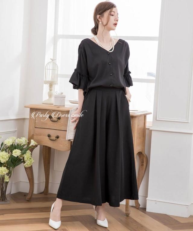 レビュー特典 結婚式 セットアップ パーティー パーティードレス