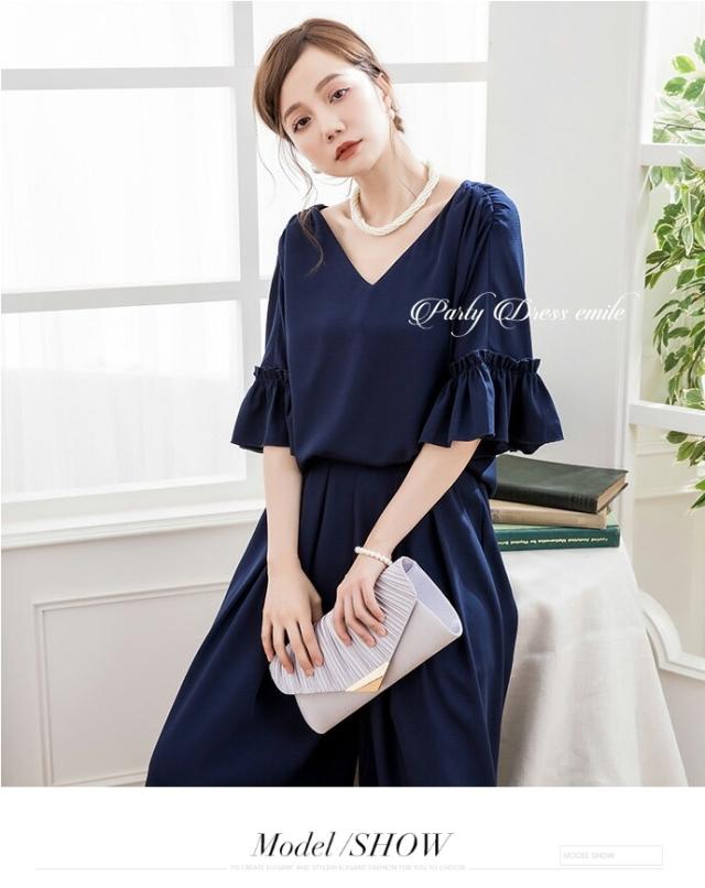 レビュー特典 結婚式 セットアップ パーティー パーティードレス