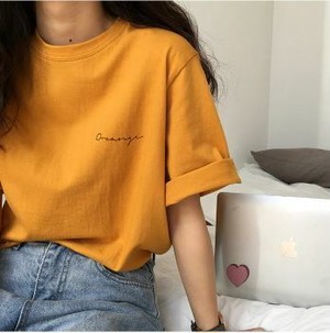 ロゴ デザインtシャツ カットソー Tシャツ 半袖 デザインプリント ゆったり 大人可愛い 春夏 トレンド トップス 夏 おシャレの通販はau Pay マーケット Dharma Jaya