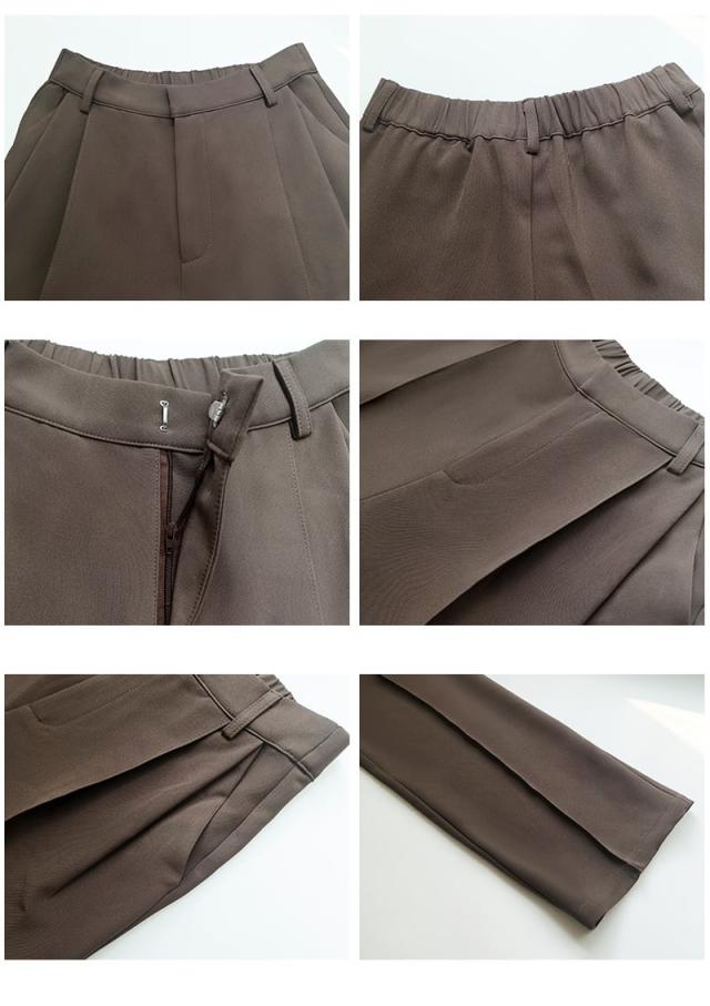 パンツスーツ レディース セレモニースーツ おしゃれ 入学式 卒業式 服装 ママ 母 卒園式 セットアップ オフィス 面接 黒 大きいサイズ_12