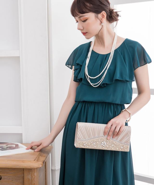 レビュー特典 パーティードレス フォーマルワンピース 結婚式 お呼ばれ