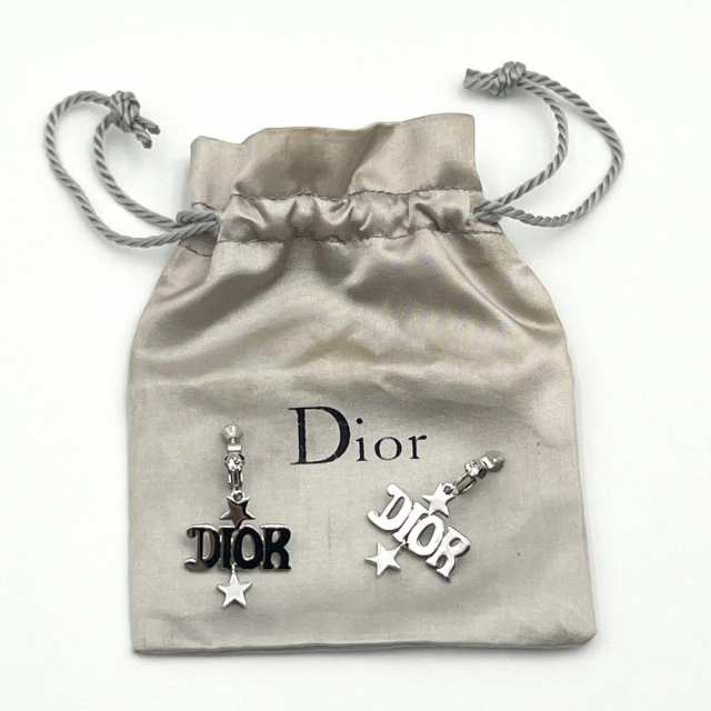 中古 希少 クリスチャンディオール レディース イヤリング DIOR ロゴ