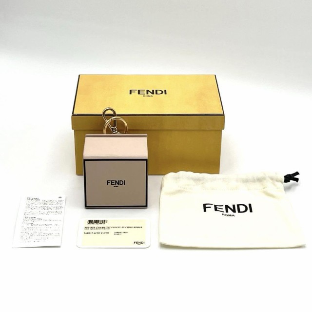 中古 箱付き フェンディ FENDI レディース ボックス チャーム