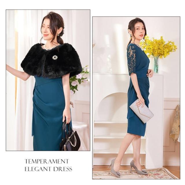 レビュー特典 結婚式 お呼ばれ ドレス パーティードレス フォーマル