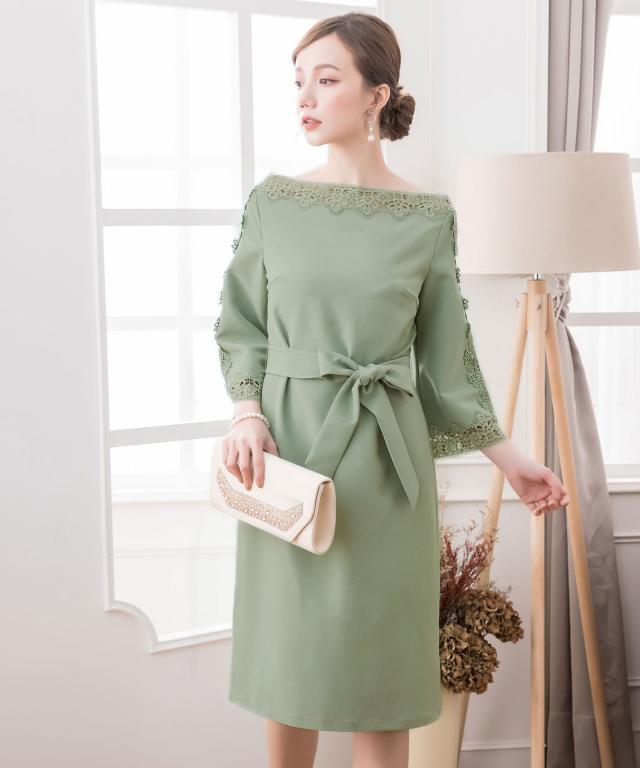 レビュー特典 パーティードレス フォーマルワンピース 結婚式 お呼ばれ