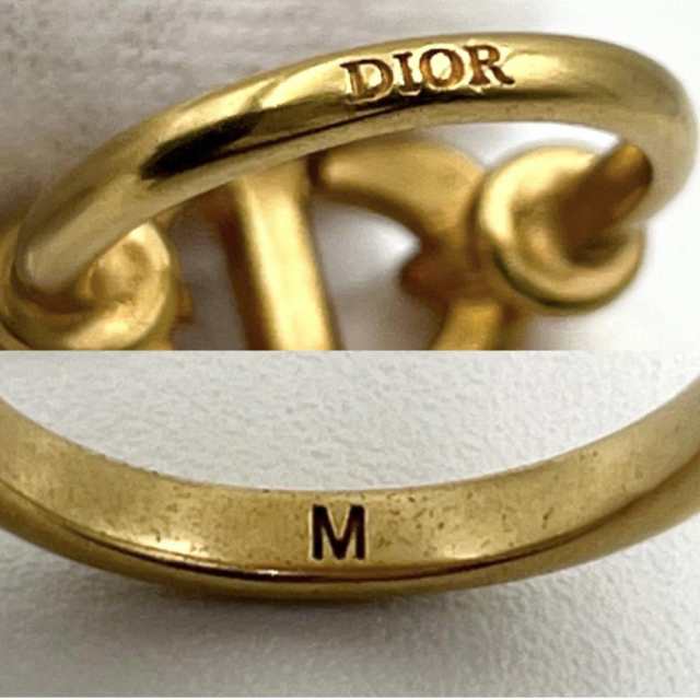 中古 約13号 ディオール DIOR レディース 指輪 リング CD NAVY クリスチャンディオール ブランド｜au PAY マーケット