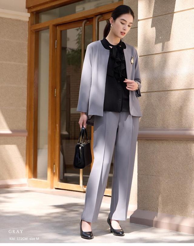 入学式 服装 ママ 卒業式 母 スーツ レディース セレモニースーツ フォーマル 大きいサイズ 30代 40代 50代 結婚式 七五三 オフィス 通勤_10