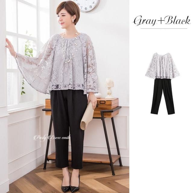 レビュー特典 2点セット 結婚式 ドレス パーティドレス パンツ