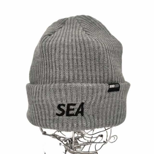 スノーピークSEA WIDELIB KNIT CAP / グレー - ニットキャップ/ビーニー