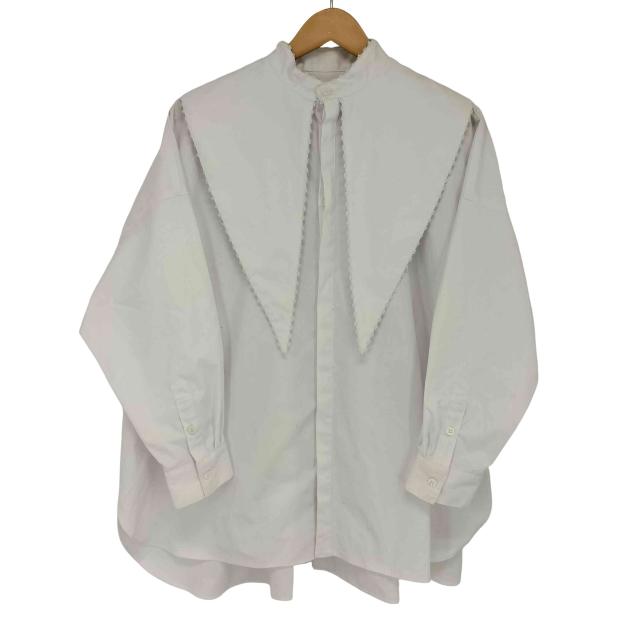 USED古着(ユーズドフルギ) LINKABLE ピコカラー フリルブラウス レディース FREE 【中古】【ブランド古着バズストア】