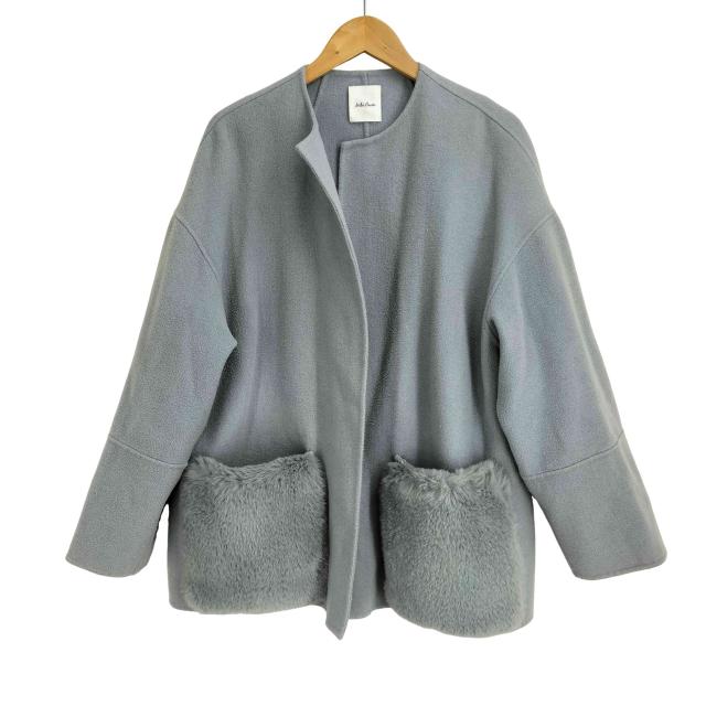 Mila Owen(ミラオーウェン) 2wayファーポケットリバーコート レディース ONE SIZE 【中古】【ブランド古着バズストア】