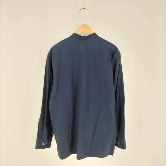 CABaN(キャバン) コットンタイプライター バンドカラーシャツ メンズ