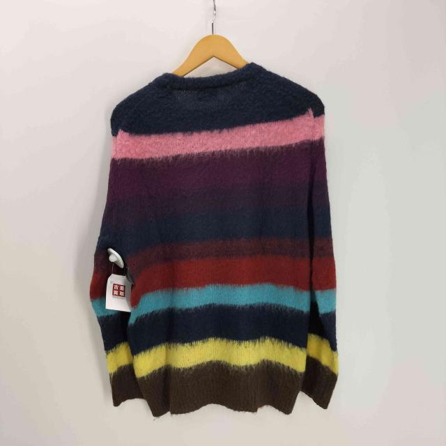 PS Paul Smith(ピーエスポールスミス) 21AW モヘヤ混 マルチカラー オンブレボーダー ニット セーター メンズ import：M 【中古】【ブランド古着バズストア】